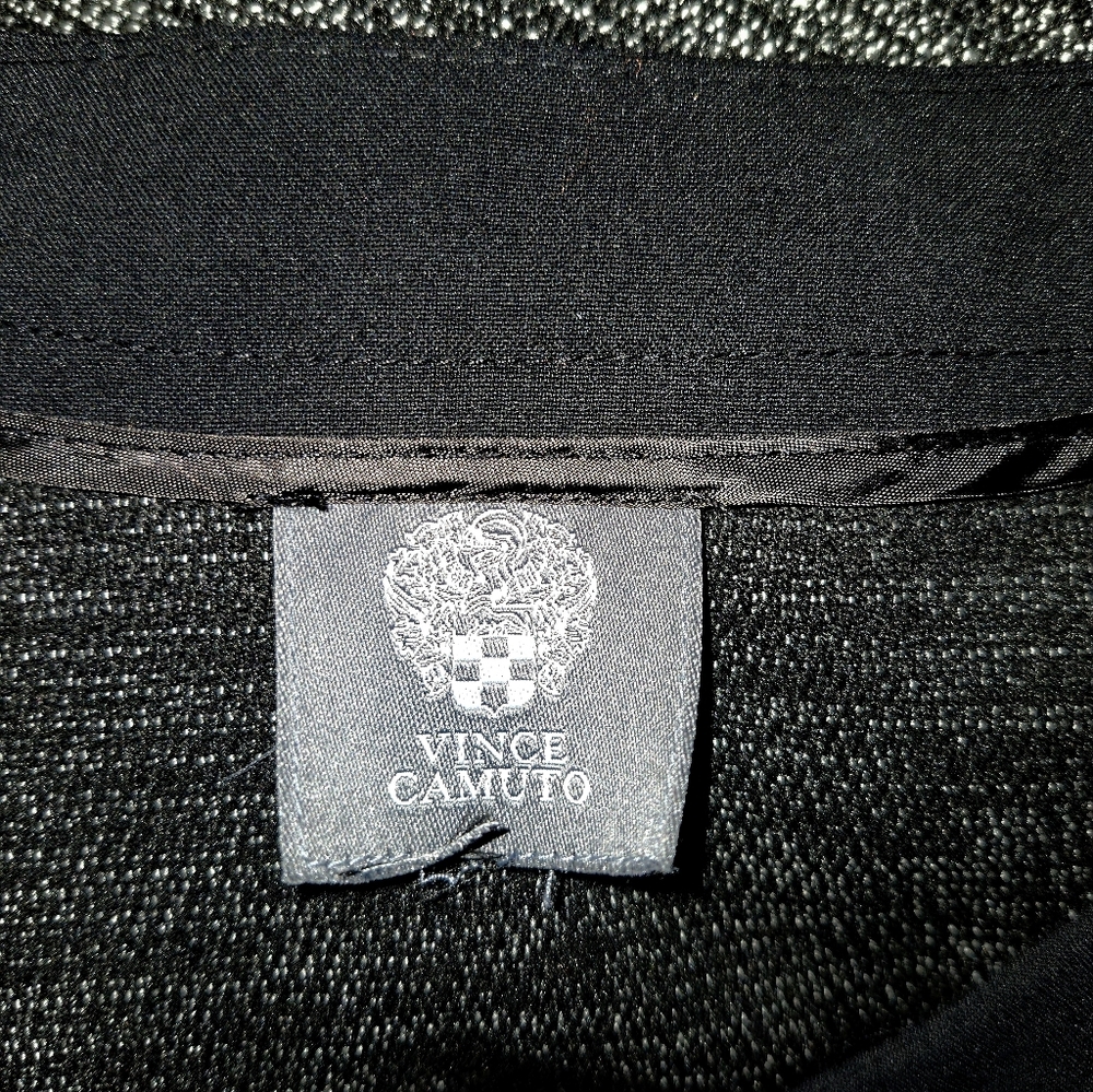 Vince Camuto Grey Black Tweed Blazer Jacket - Picture 6 of 6
